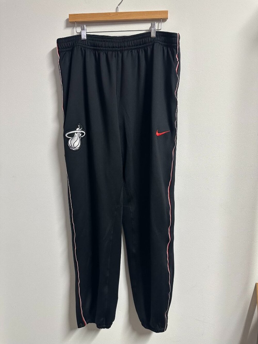 Nike Miami Heat Engineered Team Issue Tearaway Warm Up City Pants Black 3XL NWT
